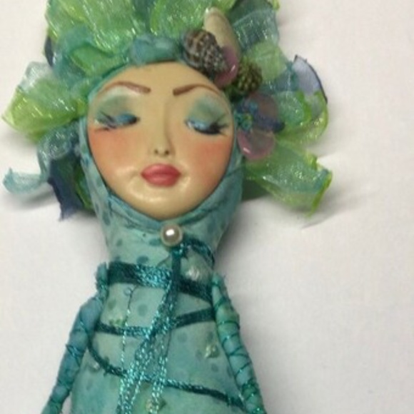 Handmade  OOAK/Art Doll/Spirit Doll/Healing/Alesia, Full of Life/Lighthearted - Picture 1 of 3